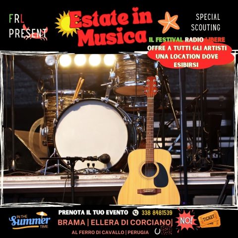 Estate in musica con FRL: una stagione di esibizioni live e opportunità di visibilità per gli artisti emergenti