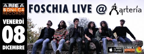 VENERDÌ 8 DICEMBRE FOSCHIA LIVE ALL’ARTERĺA. AREASONICA PRESENTA I PIÙ GIOVANI DELLA SQUADRA, GIÀ IN CLASSIFICA SU ITUNES!