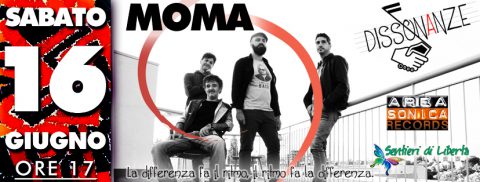 Sabato in Montagnola parte Dissonanze, la Rassegna musicale curata da Areasonica Records e Sentieri di Libertà.