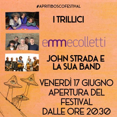 LIVE | 17 giugno John Strada – Apriti Bosco Festival – Cento (FE)