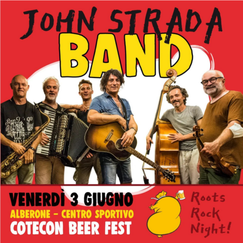 LIVE | 03 giugno | John Strada ad Alberone (FE), Cotecon Beer Fest.