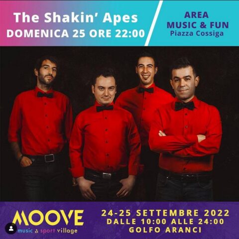 LIVE | The Shakin’ Apes 25/09 a Golfo Aranci