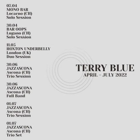 LIVE | Terry Blue in Tour in Svizzera e Inghilterra
