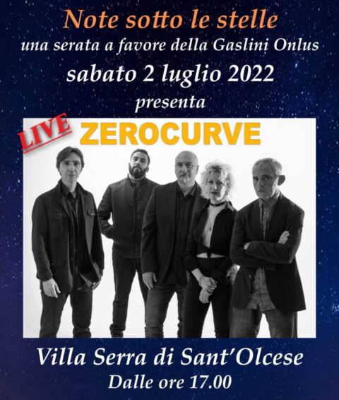 LIVE | Zerocurve dal vivo sabato 2 luglio a Sant’Olcese (GE )